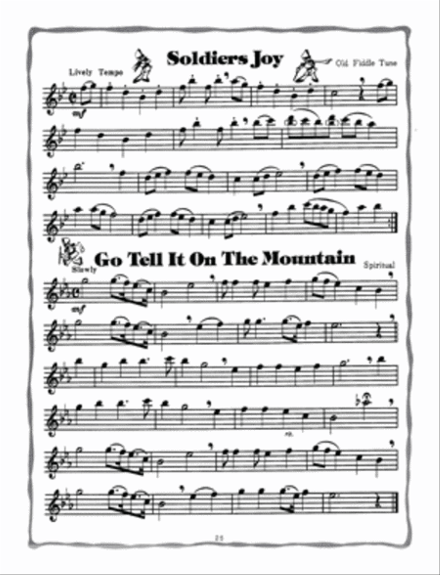 Easy to Play Flute Solos Flute Solo scores gallery preview page 2