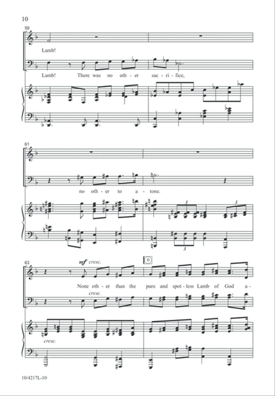 Behold the Lamb! Behold the Lamb! 4-Part scores gallery preview page 11