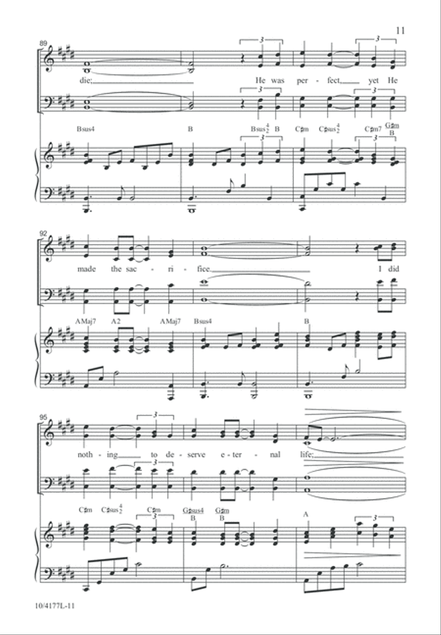 I Did Nothing But Believe 4-Part scores gallery preview page 12