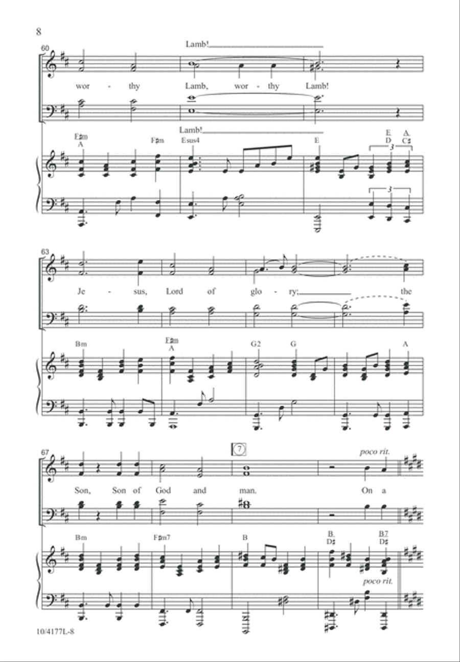 I Did Nothing But Believe 4-Part scores gallery preview page 9