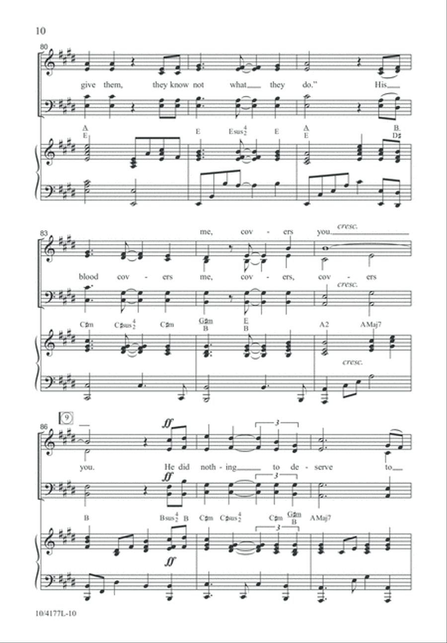 I Did Nothing But Believe 4-Part scores gallery preview page 11