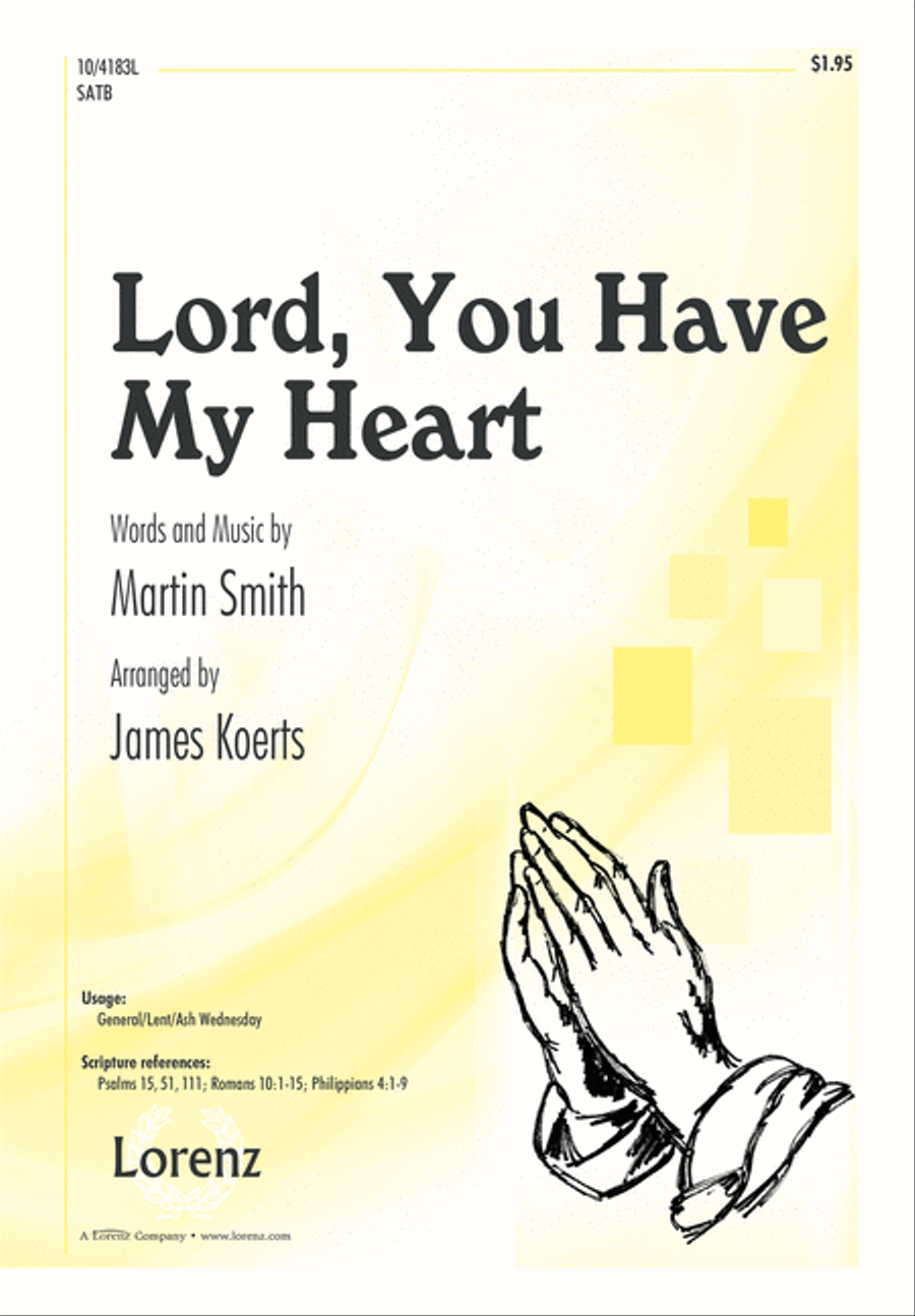 Lord, You Have My Heart Lord, You Have My Heart 4-Part scores gallery preview page 2