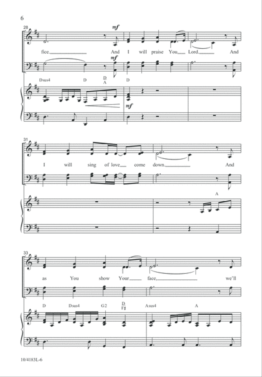 Lord, You Have My Heart Lord, You Have My Heart 4-Part scores gallery preview page 7