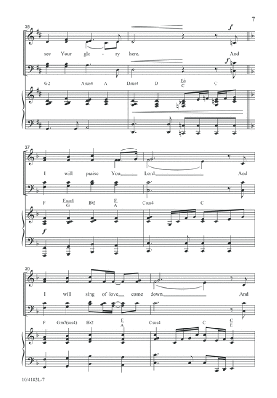 Lord, You Have My Heart Lord, You Have My Heart 4-Part scores gallery preview page 8