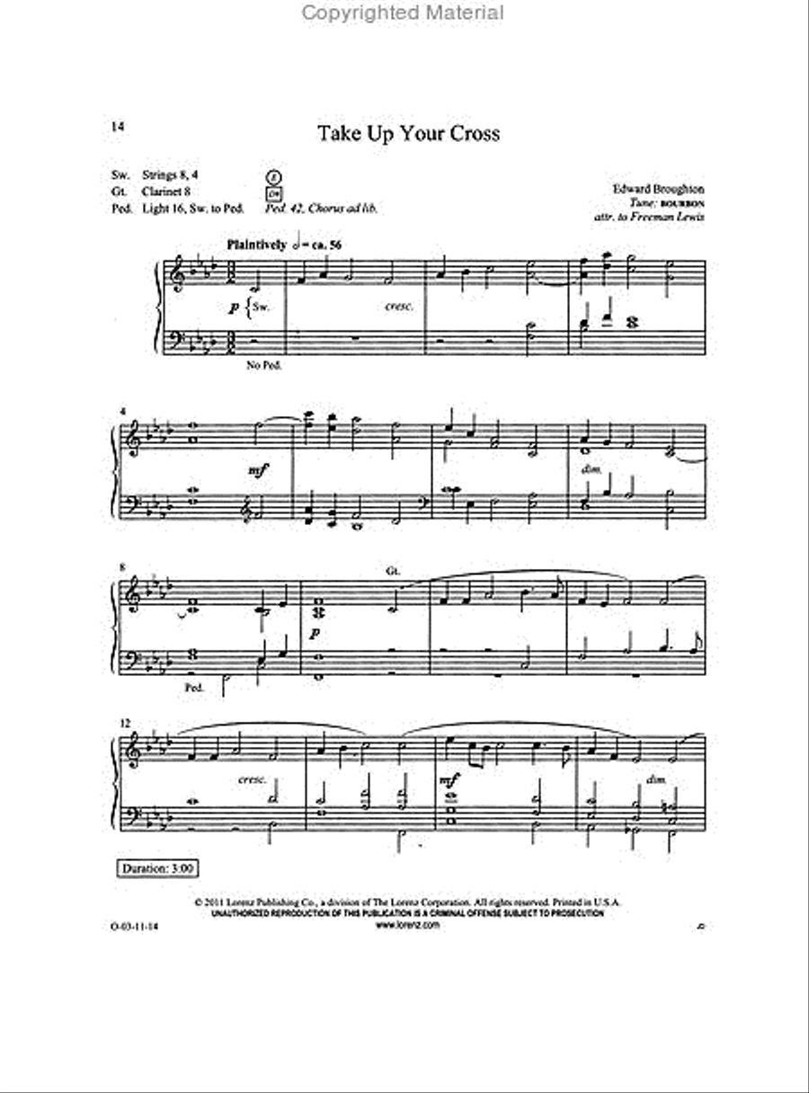 Easy Organ Library, Vol. 51 Organ Solo scores gallery preview page 4