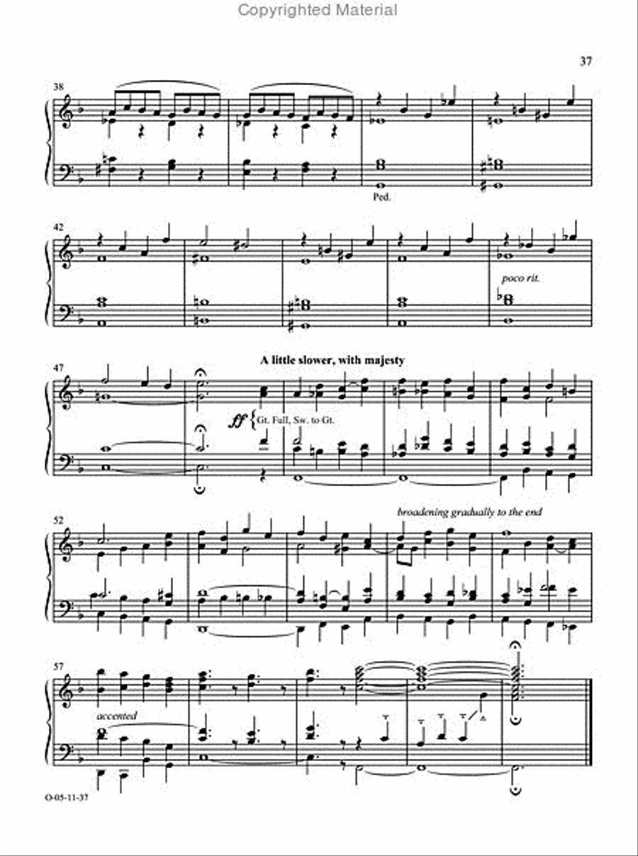 Easy Organ Library, Vol. 51 Organ Solo scores gallery preview page 7