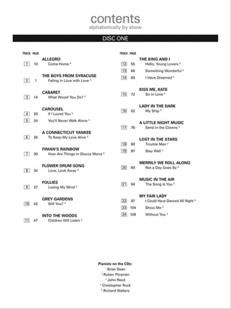 Musical Theatre for Classical Singers by Various Mezzo-Soprano Voice - Sheet Music page 3