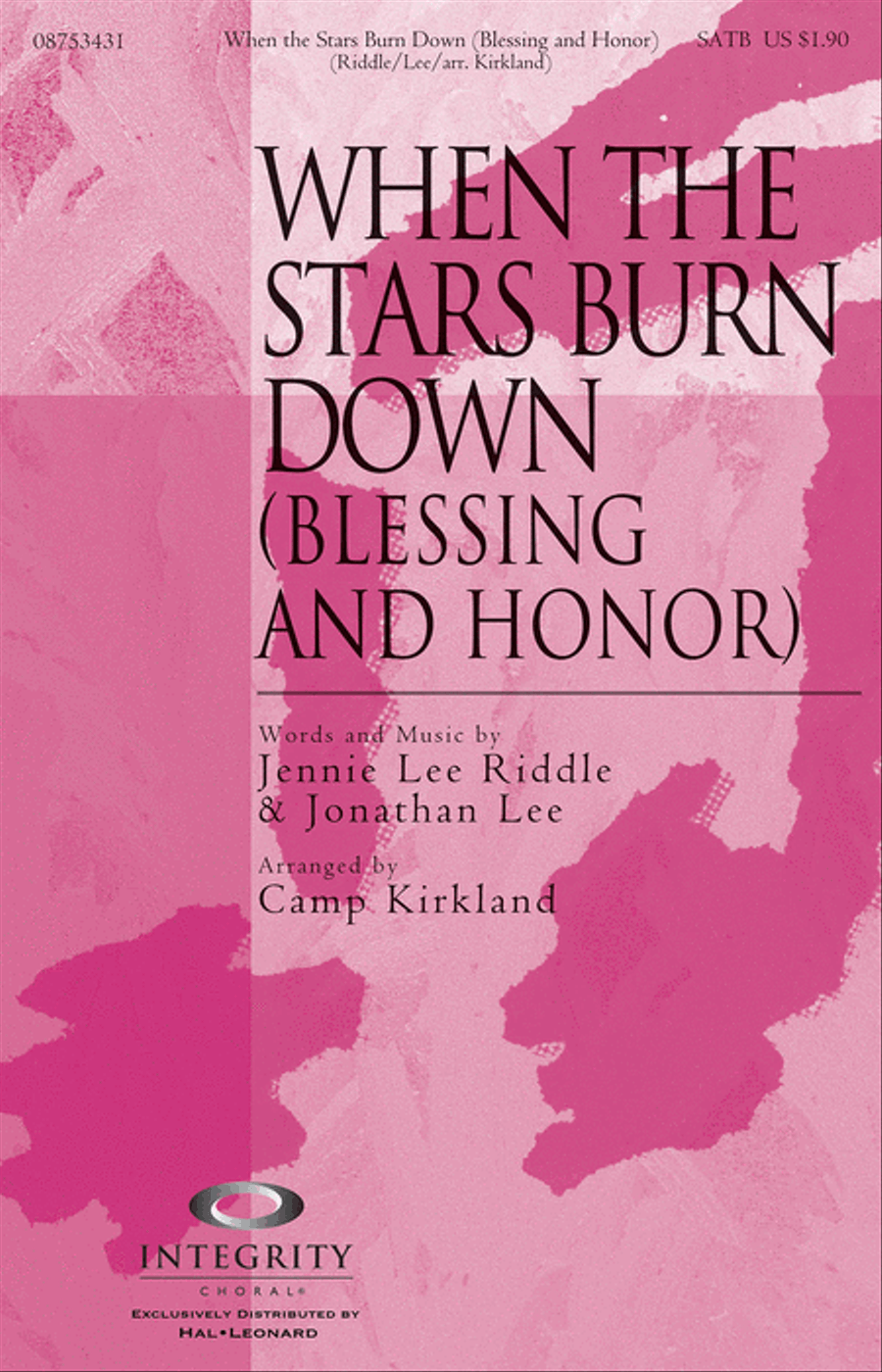 When the Stars Burn Down (Blessing and Honor) 4-Part scores gallery preview page 1