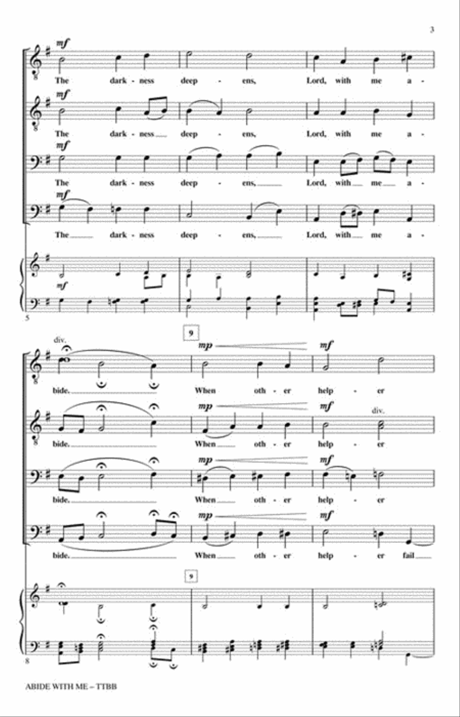 Abide with Me Abide with Me TTBB scores gallery preview page 3