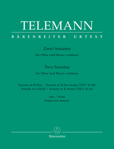 Two Sonatas for Oboe and Basso continuo