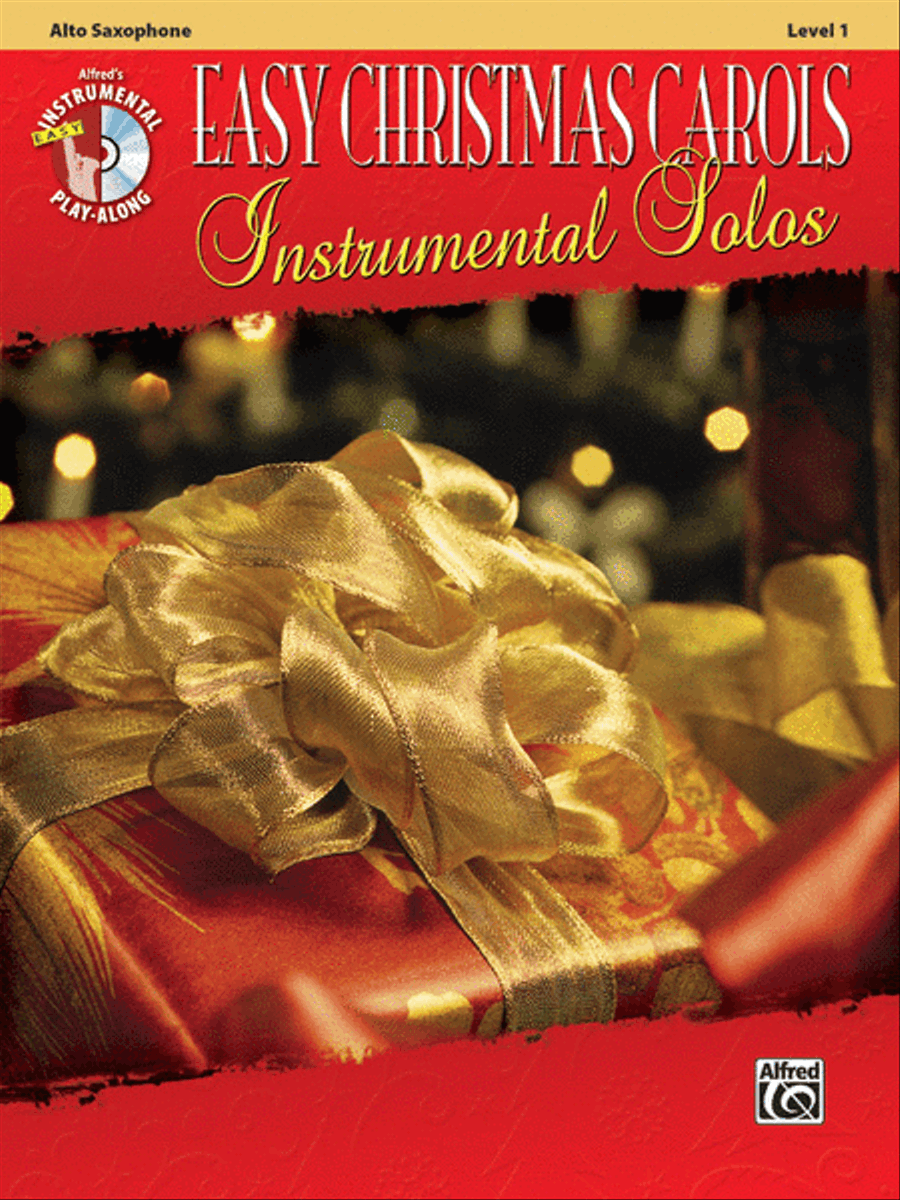 Easy Christmas Carols Instrumental Solos Alto Saxophone scores gallery preview page 1