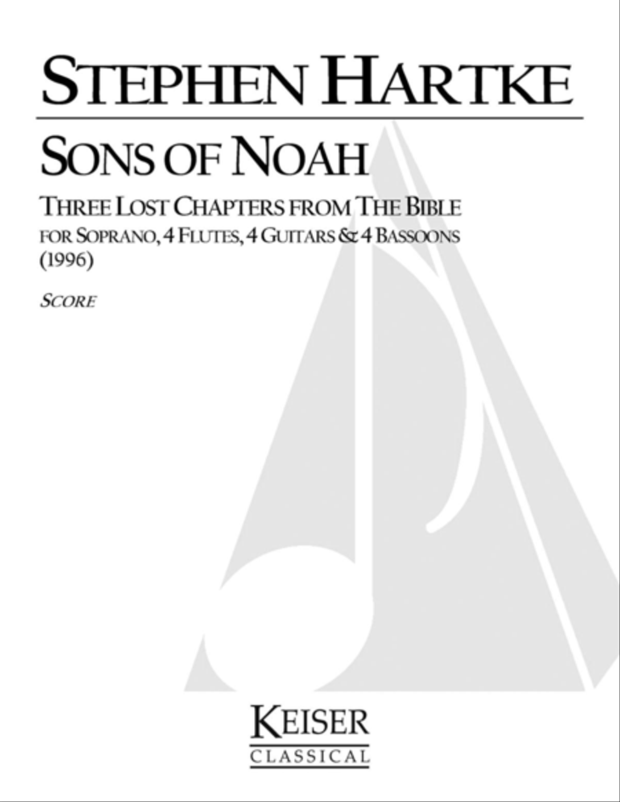 Sons of Noah: Three Lost Chapters from the Bible Score scores gallery preview page 1