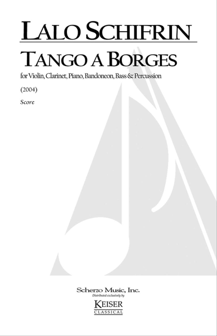 Tango a Borges Tango a Borges Score scores gallery preview page 1