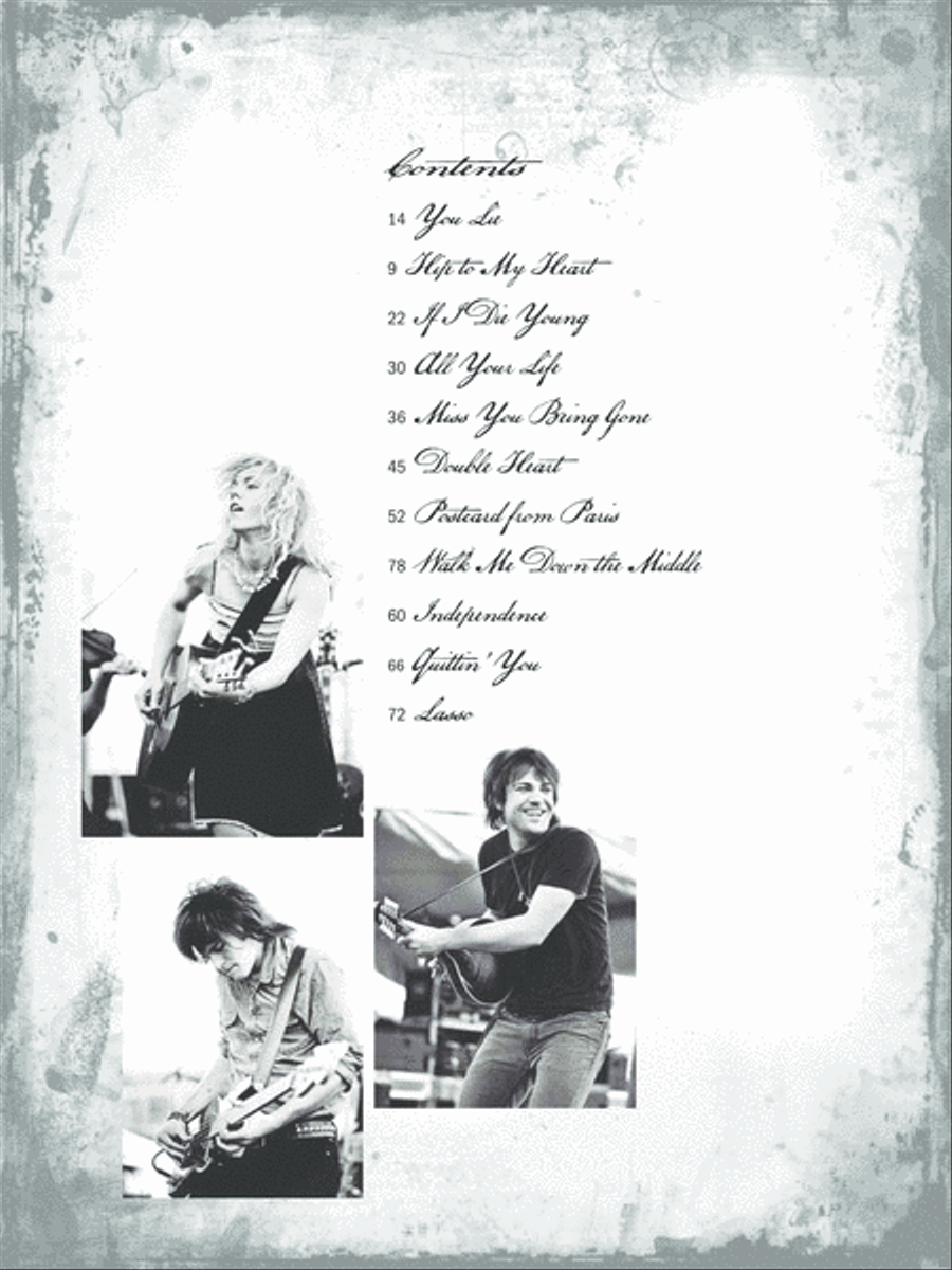 The Band Perry Piano, Vocal, Guitar scores gallery preview page 3