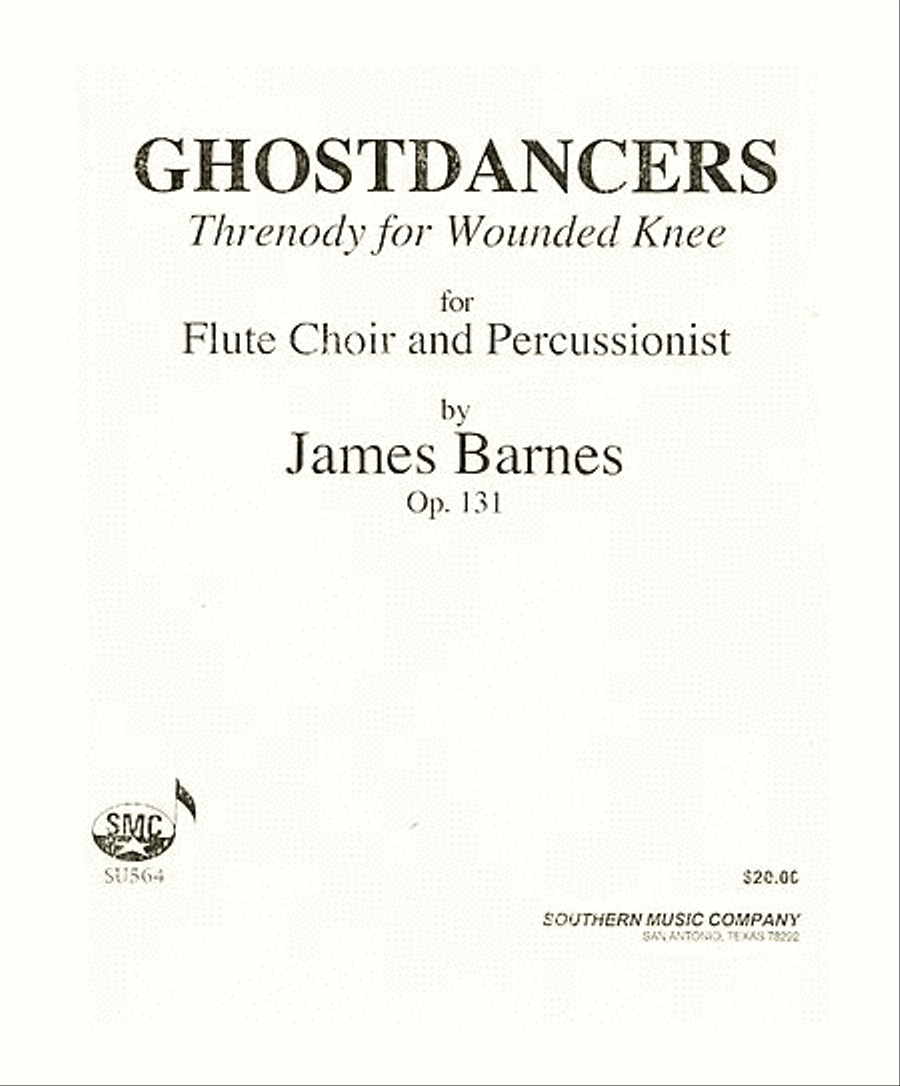 Ghostdancers Threnody for Wounded Knee Flute Choir scores gallery preview page 1