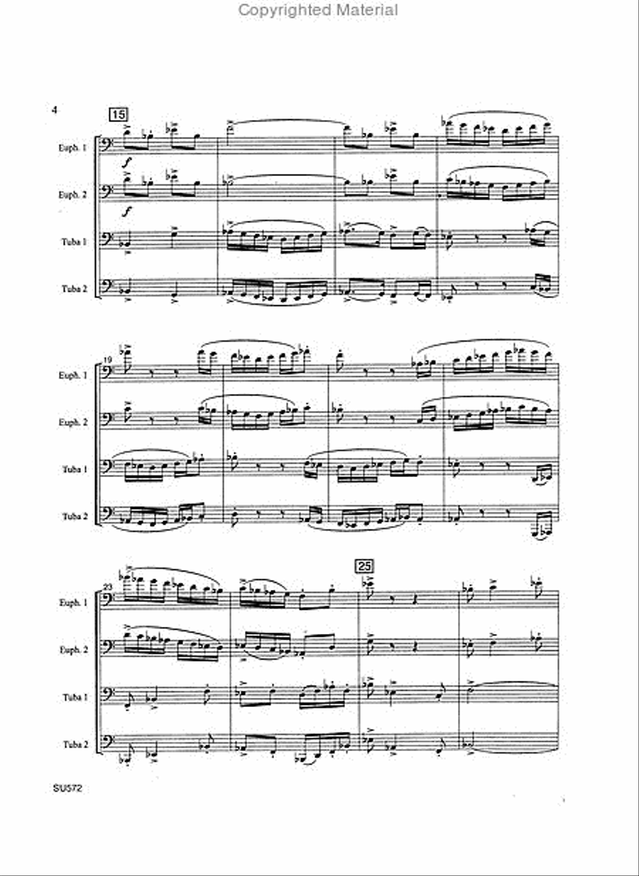 Ghostdancers Threnody for Wounded Knee Flute Choir scores gallery preview page 3