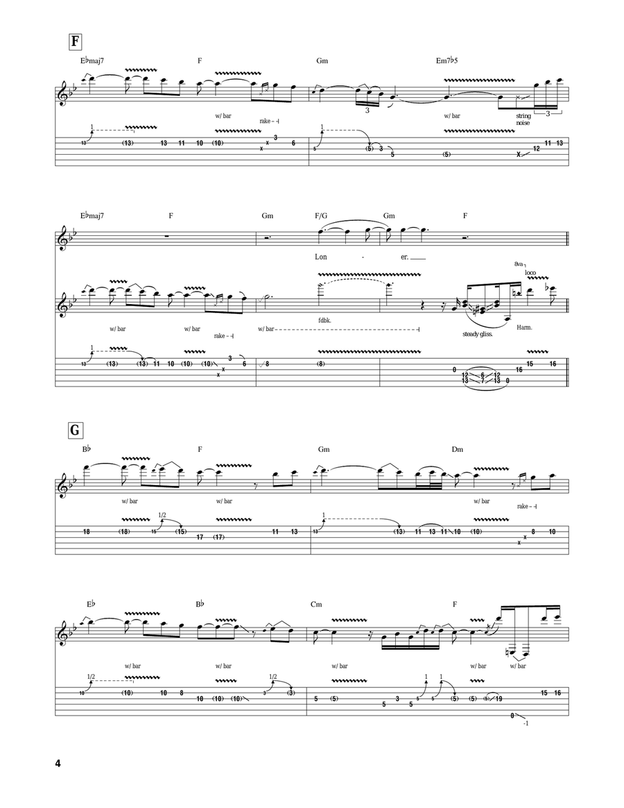 The Loner The Loner Acoustic Guitar scores gallery preview page 4