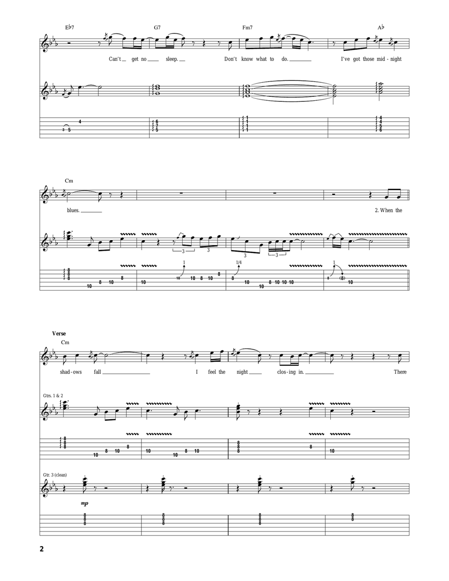 Midnight Blues Midnight Blues Acoustic Guitar scores gallery preview page 2