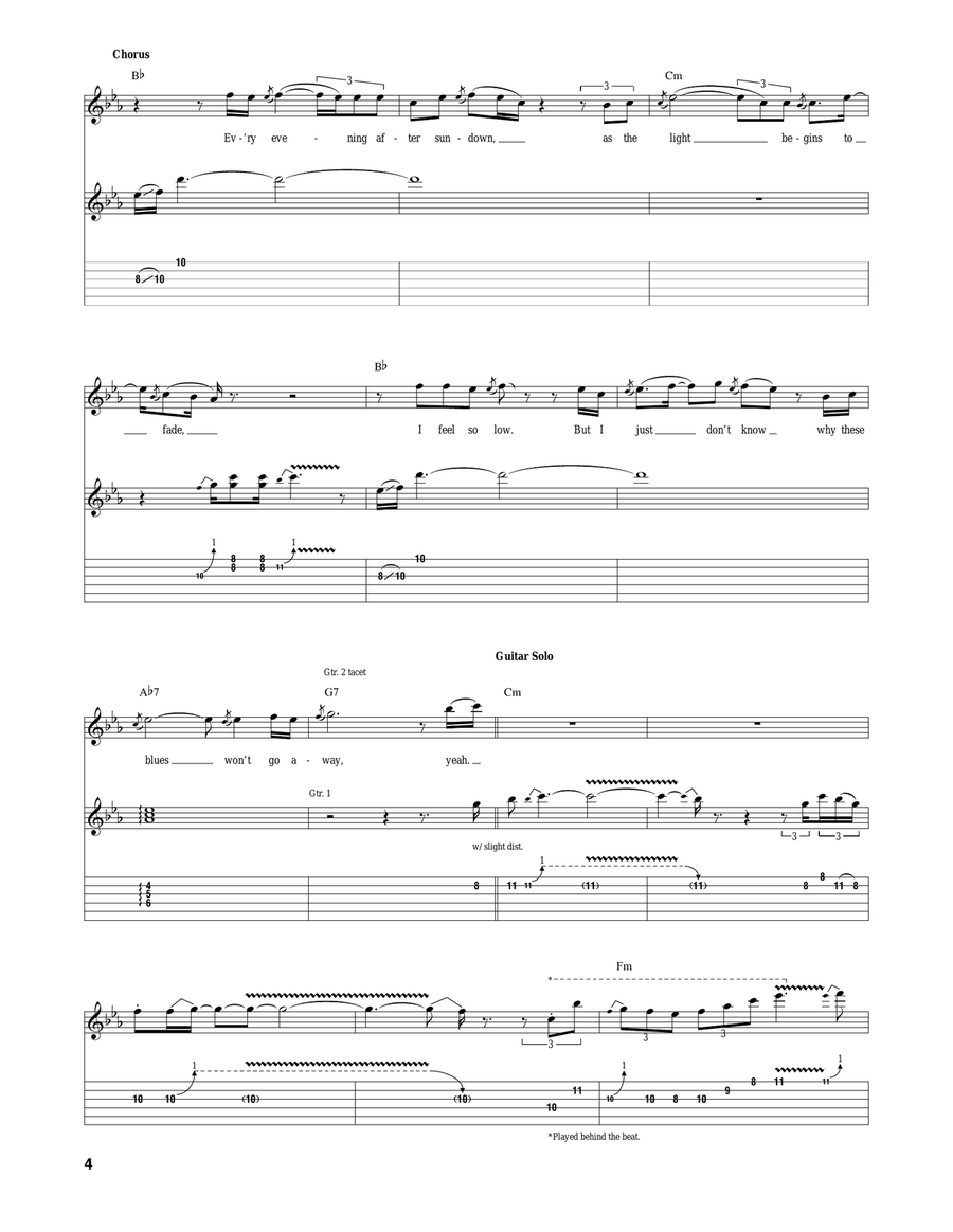 Midnight Blues Midnight Blues Acoustic Guitar scores gallery preview page 4