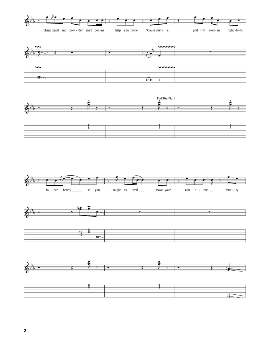 Oh Pretty Woman Oh Pretty Woman Acoustic Guitar scores gallery preview page 2