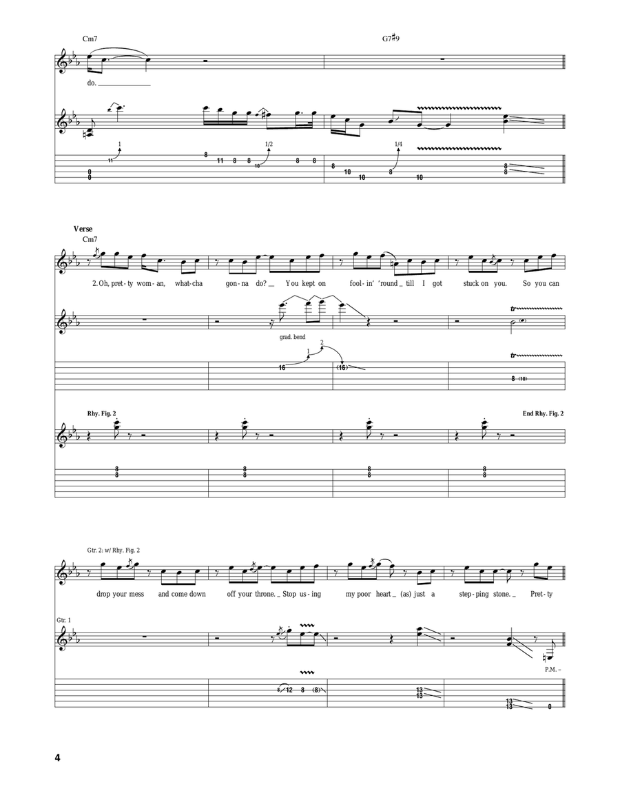 Oh Pretty Woman Oh Pretty Woman Acoustic Guitar scores gallery preview page 4