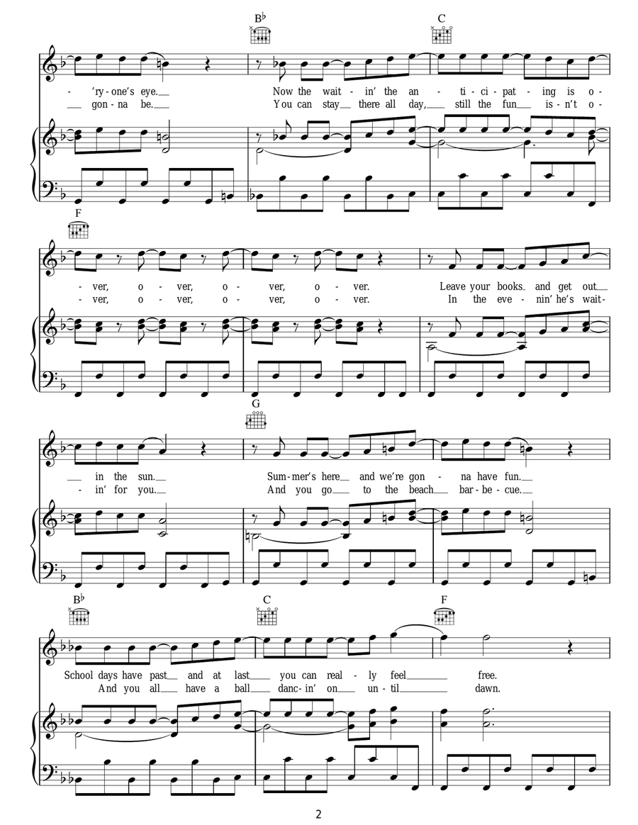Summerlove Sensation Summerlove Sensation Acoustic Guitar scores gallery preview page 2