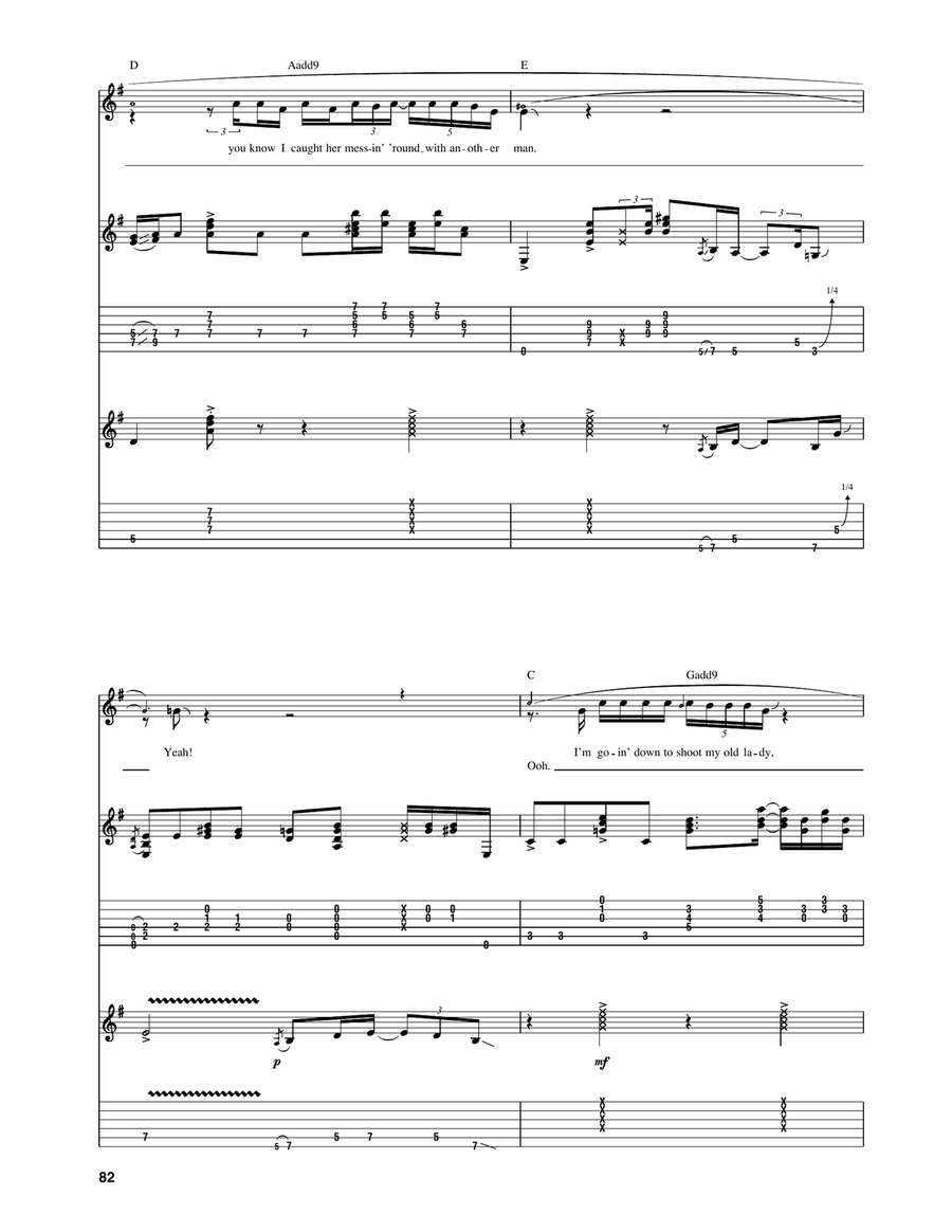 Hey Joe Hey Joe Acoustic Guitar scores gallery preview page 3