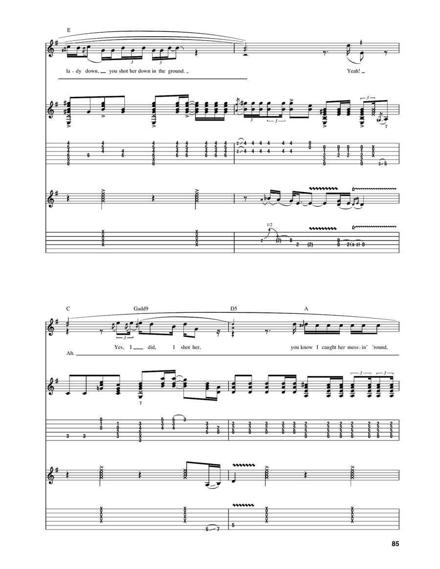 Hey Joe Hey Joe Acoustic Guitar scores gallery preview page 6