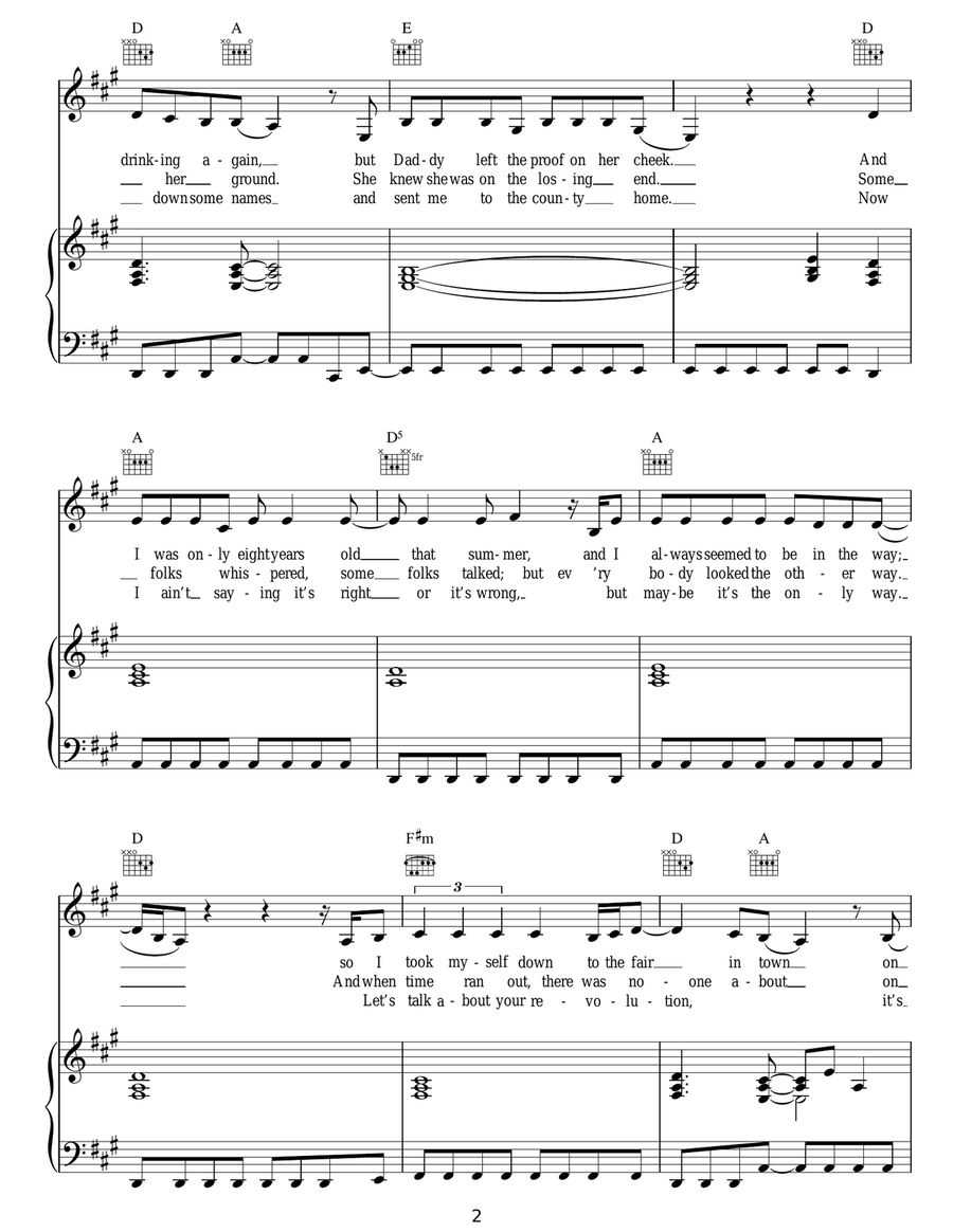 Independence Day Independence Day Acoustic Guitar scores gallery preview page 2