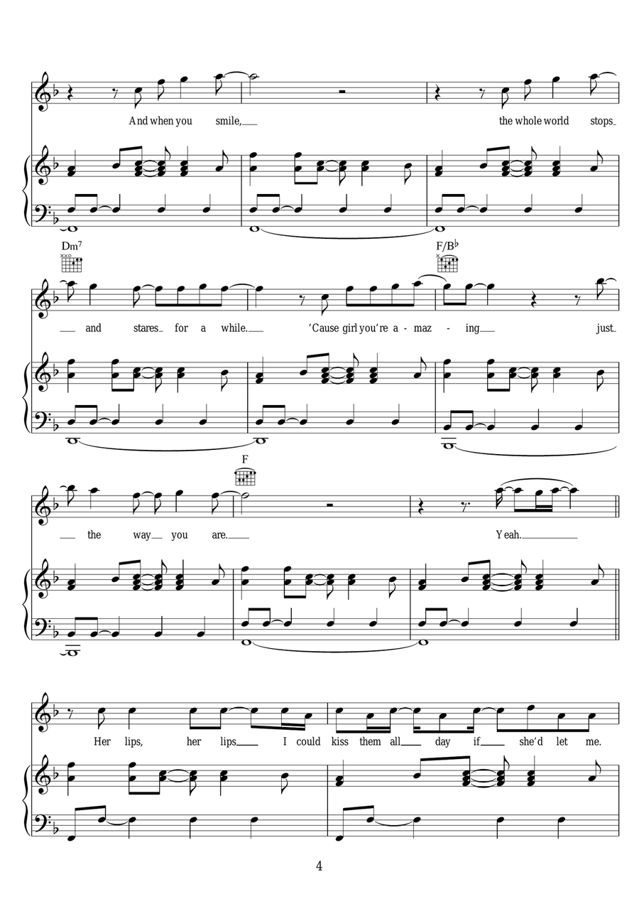 Just The Way You Are Just The Way You Are Acoustic Guitar scores gallery preview page 4