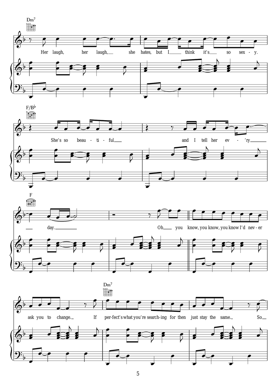 Just The Way You Are Just The Way You Are Acoustic Guitar scores gallery preview page 5