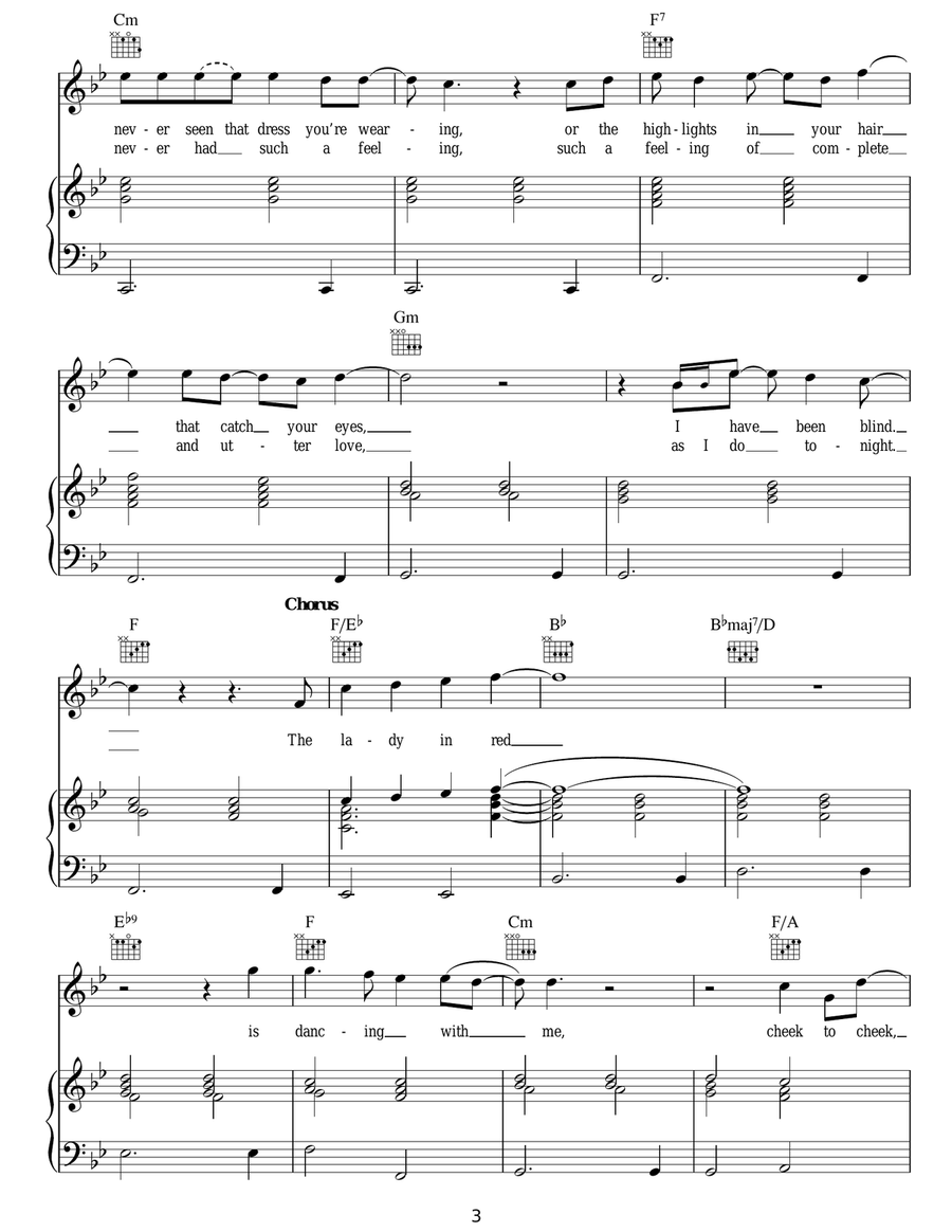 The Lady In Red The Lady In Red Acoustic Guitar scores gallery preview page 3
