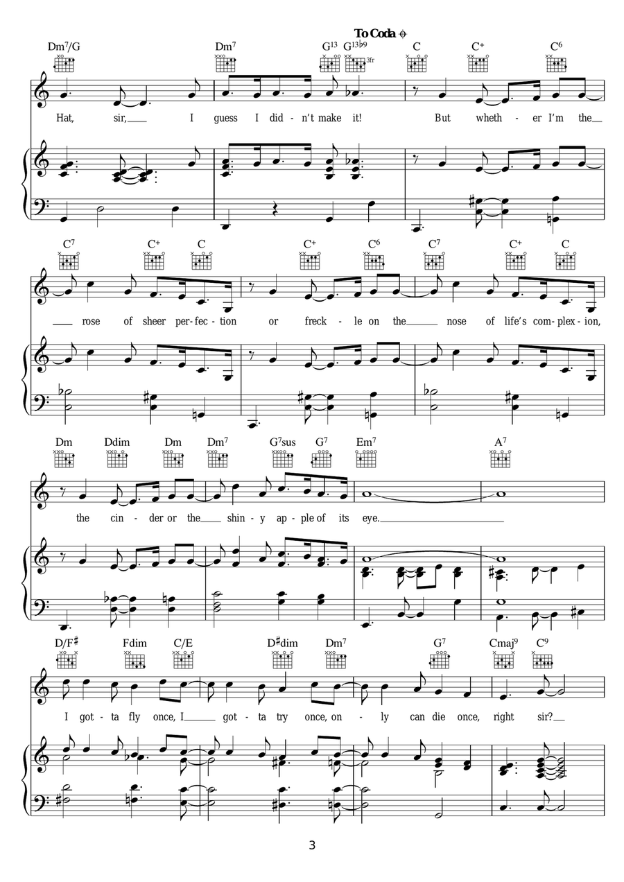 Don't Rain On My Parade Don't Rain On My Parade Acoustic Guitar scores gallery preview page 3