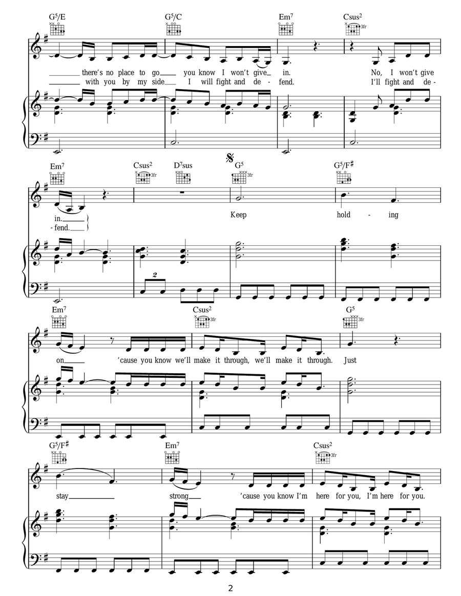 Keep Holding On Keep Holding On Acoustic Guitar scores gallery preview page 2