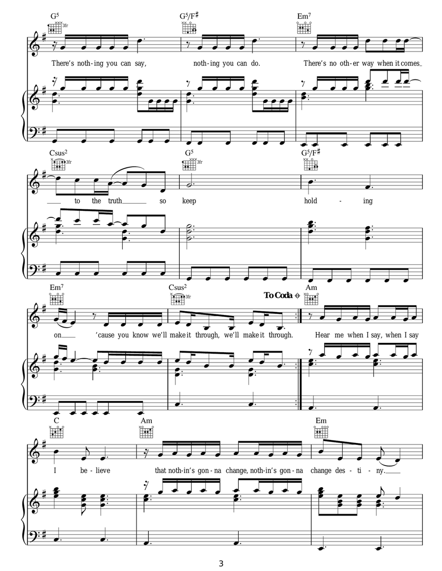 Keep Holding On Keep Holding On Acoustic Guitar scores gallery preview page 3