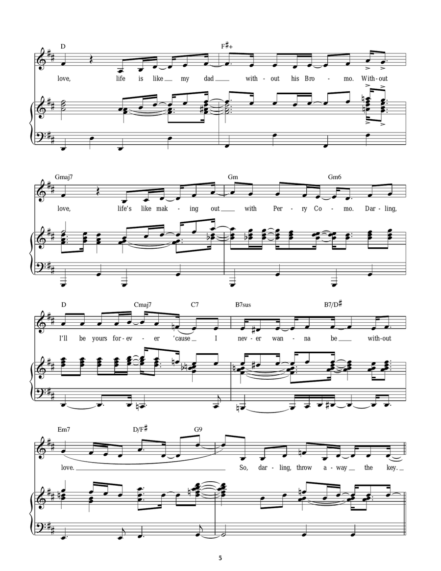 Without Love (from Hairspray) Acoustic Guitar scores gallery preview page 5