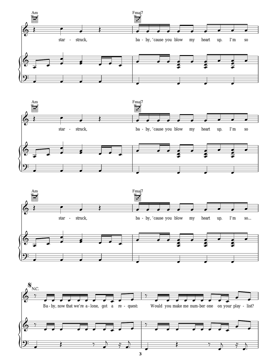 Starstruck Acoustic Guitar scores gallery preview page 3