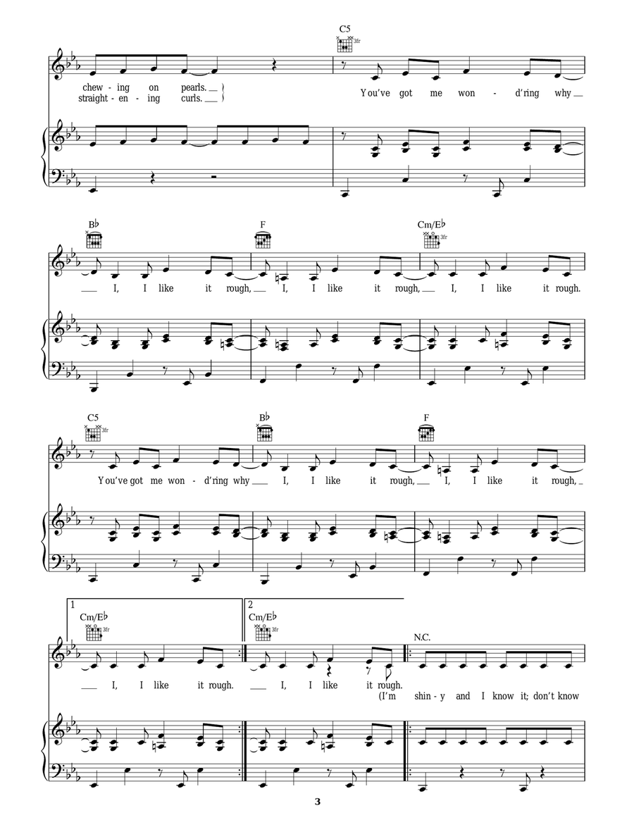 I Like It Rough I Like It Rough Acoustic Guitar scores gallery preview page 3