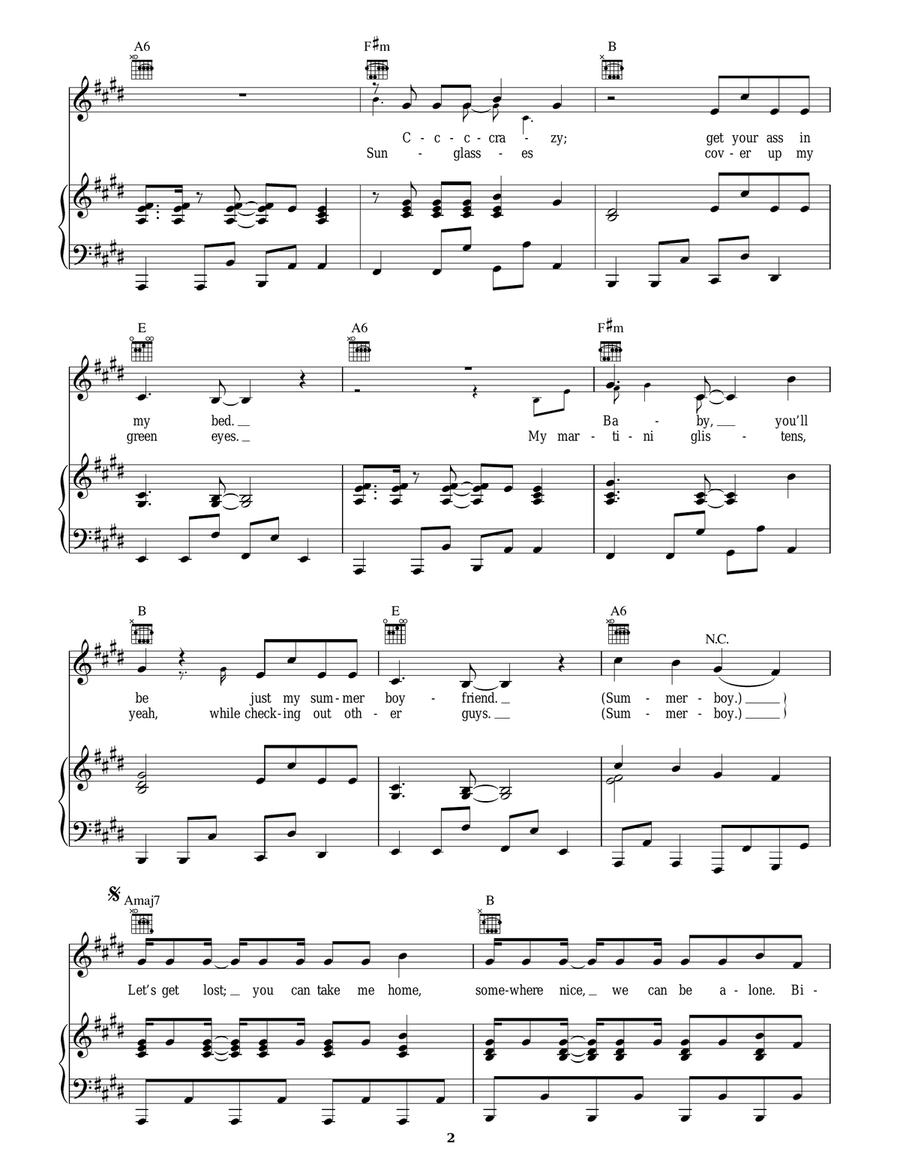 Summerboy Summerboy Acoustic Guitar scores gallery preview page 2