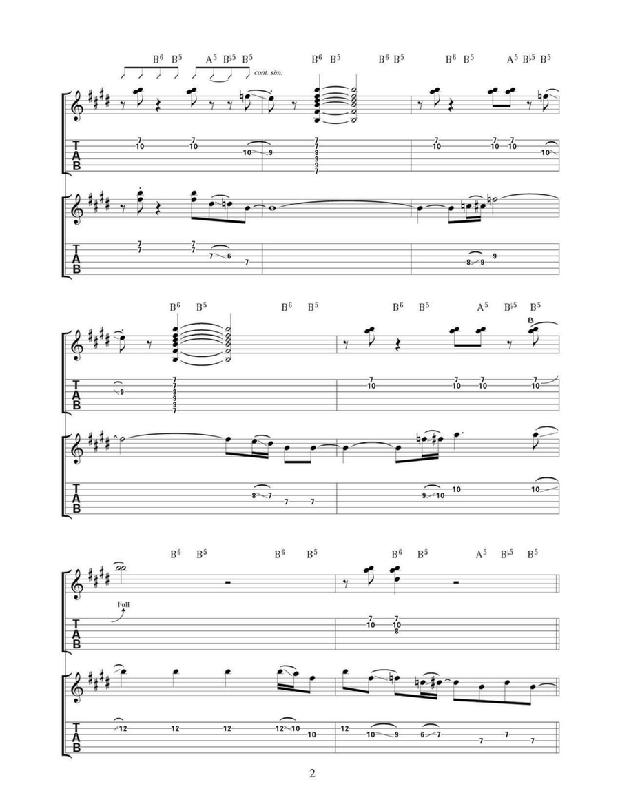 Tina Toledo's Street Walkin' Blues Acoustic Guitar scores gallery preview page 2