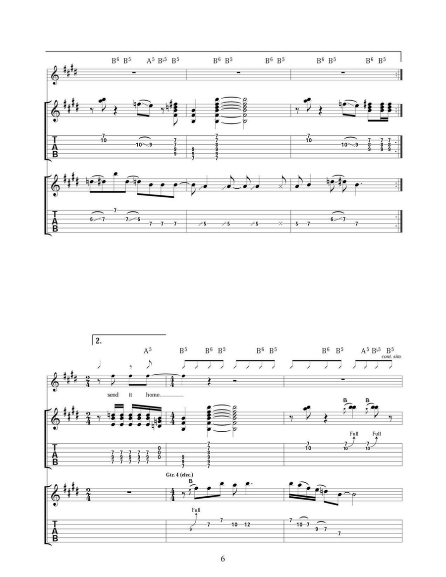 Tina Toledo's Street Walkin' Blues Acoustic Guitar scores gallery preview page 6
