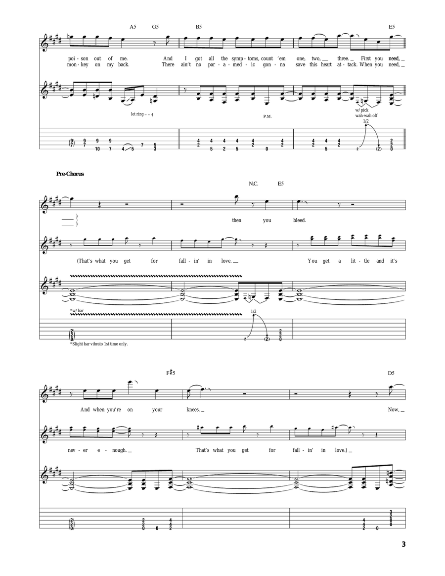Bad Medicine Bad Medicine Acoustic Guitar scores gallery preview page 3