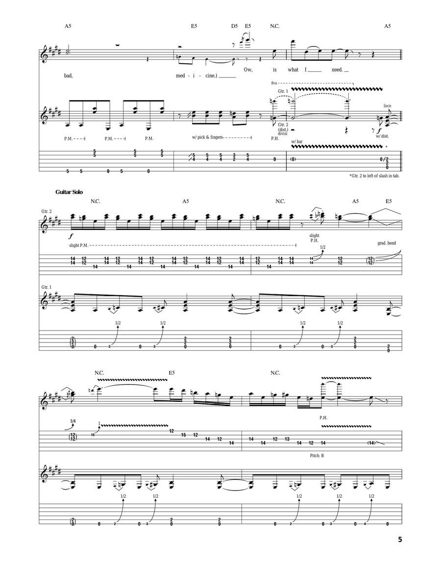 Bad Medicine Bad Medicine Acoustic Guitar scores gallery preview page 5