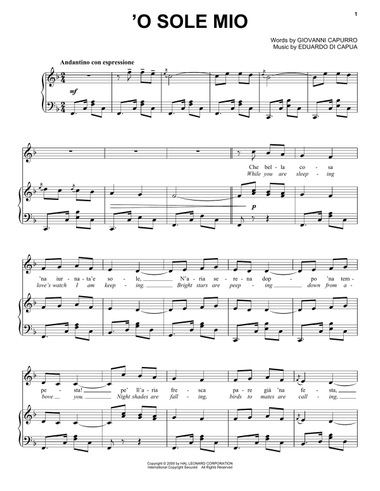 'O Sole Mio
