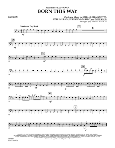 Born This Way - Bassoon