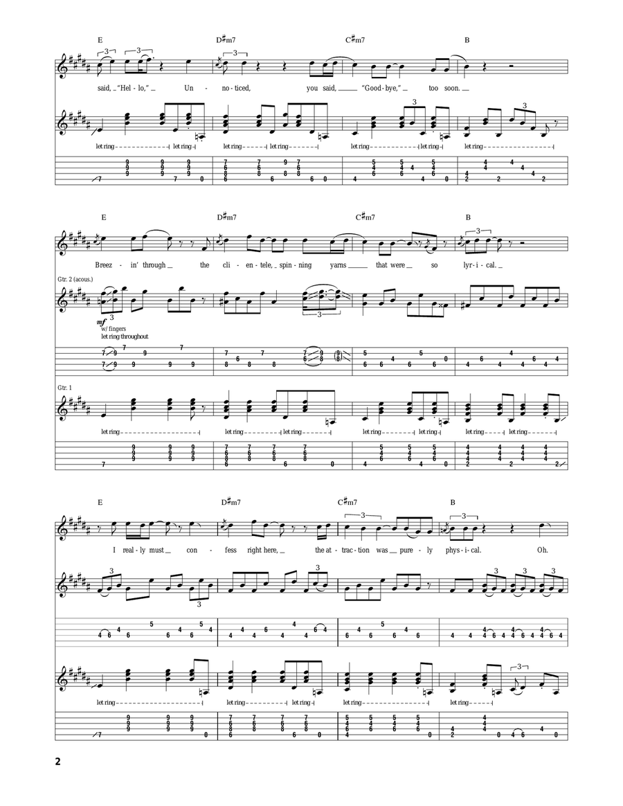 You're In My Heart Acoustic Guitar scores gallery preview page 2