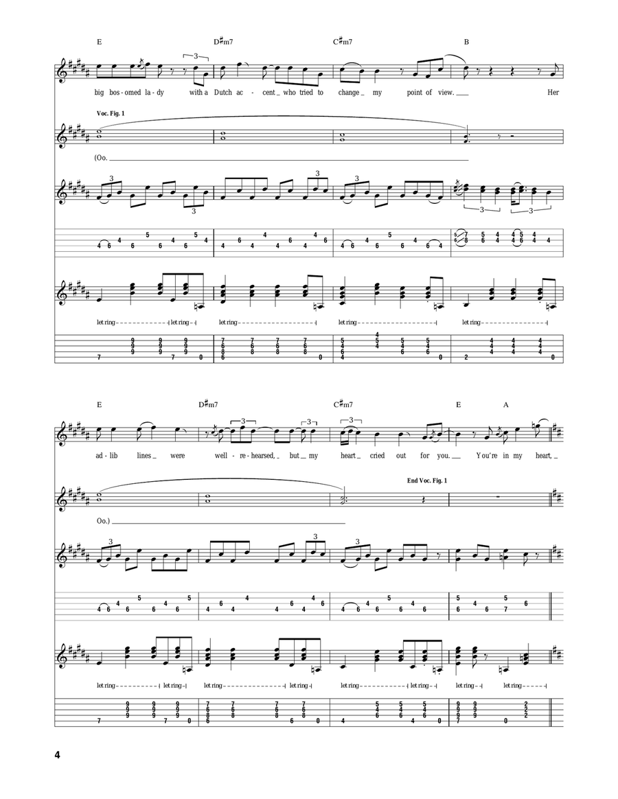 You're In My Heart Acoustic Guitar scores gallery preview page 4