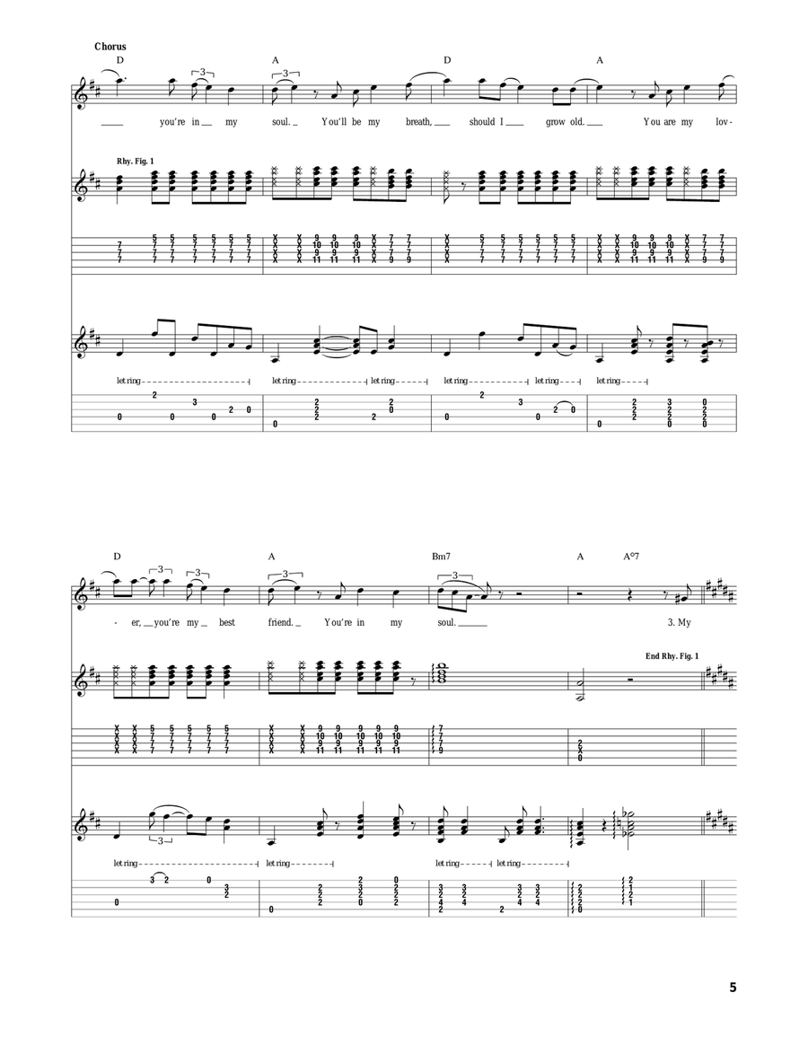 You're In My Heart Acoustic Guitar scores gallery preview page 5