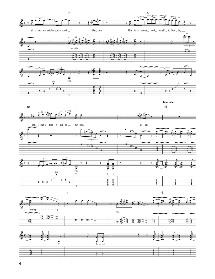 I Ain't Superstitious I Ain't Superstitious Acoustic Guitar scores gallery preview page 4