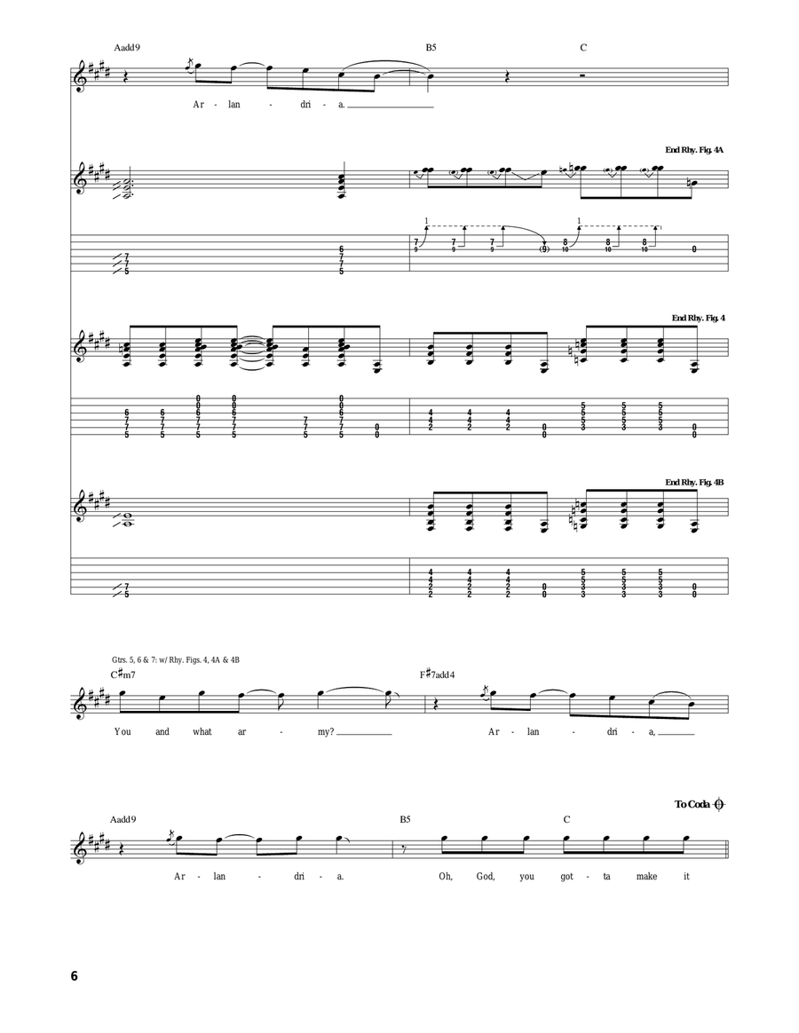 Arlandria Arlandria Acoustic Guitar scores gallery preview page 6